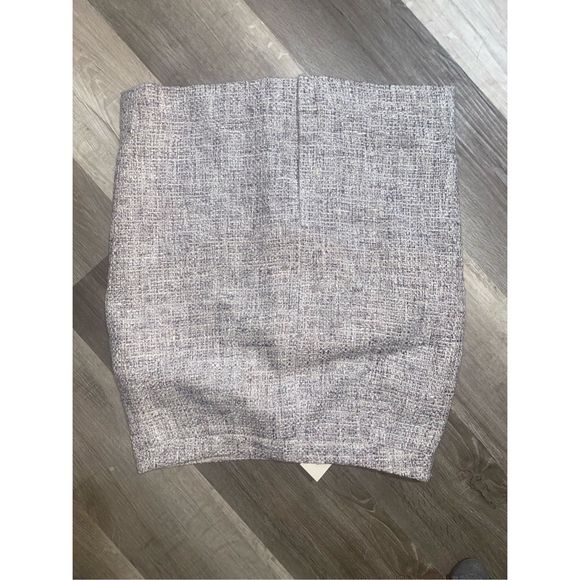 Ann Taylor NWT Purple Gray Tweed Pencil Skirt, Size 4, MSRP $120 - Picture 8 of 10